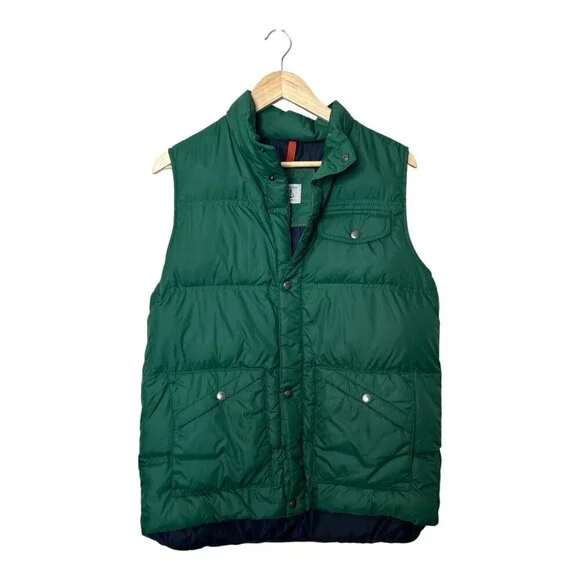 Lands' End Kids (XL) / Adult (M)Green Puffer Vest - Picture 1 of 8